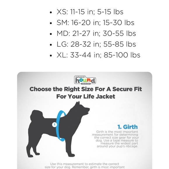 Outward Hound Swim Life Vest Jacket Medium - Picture 9 of 9